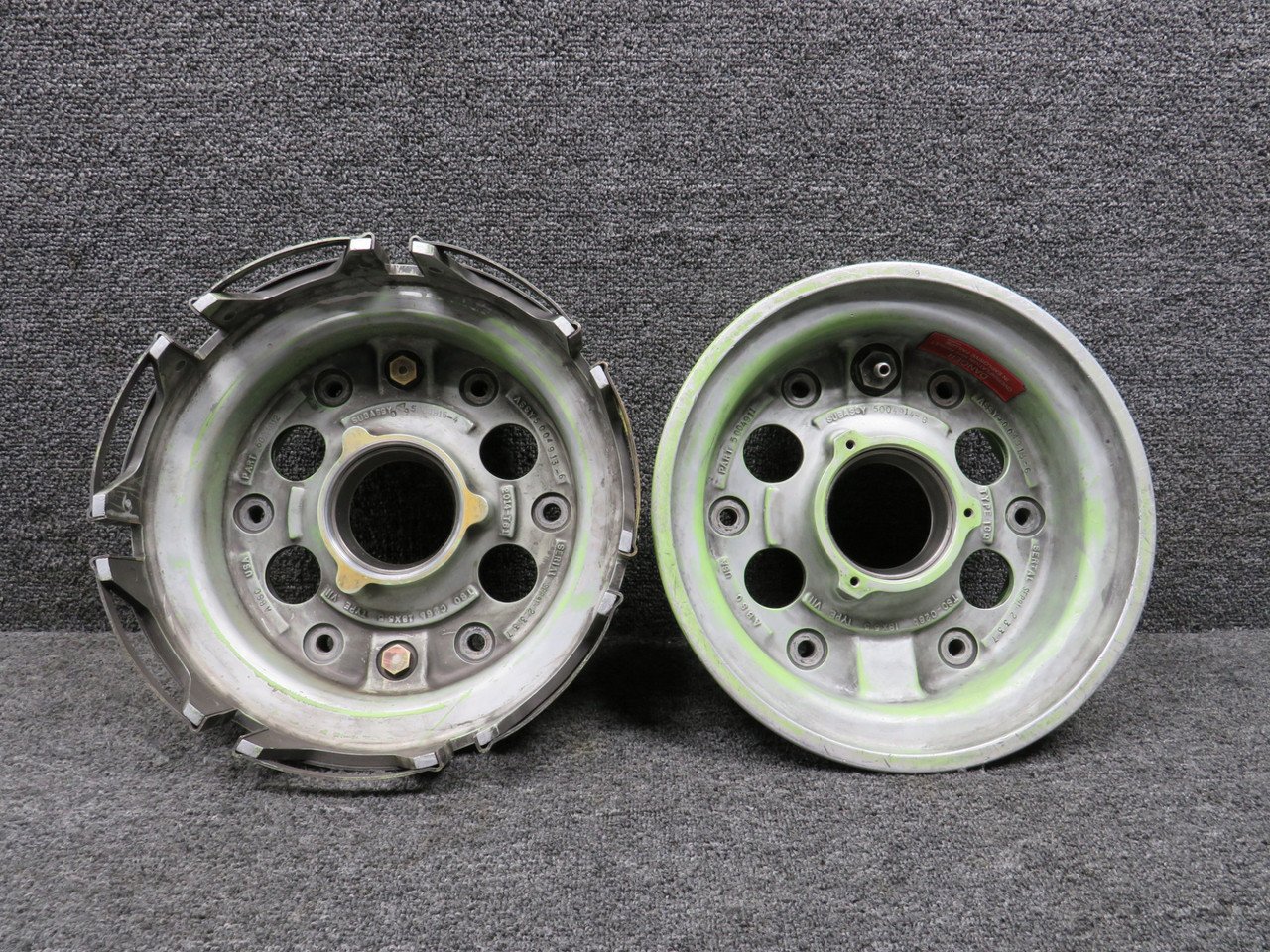 5004913-6 ABSC 18x5.5 Wheel Assembly with Green Tag (Core)