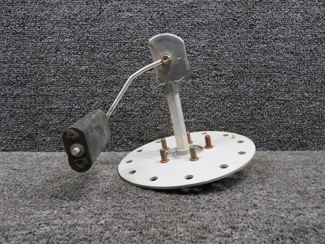 58-380001-9 Beechcraft Fuel Lever Sender with Plate (Corrosion on Base)