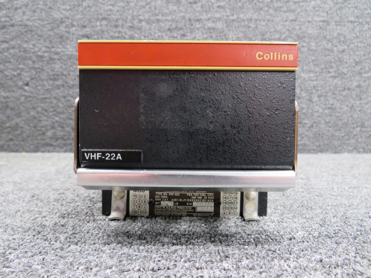 622-6152-011 Collins VHF-22A VHF Communication Transceiver with Mods (Vent Case)