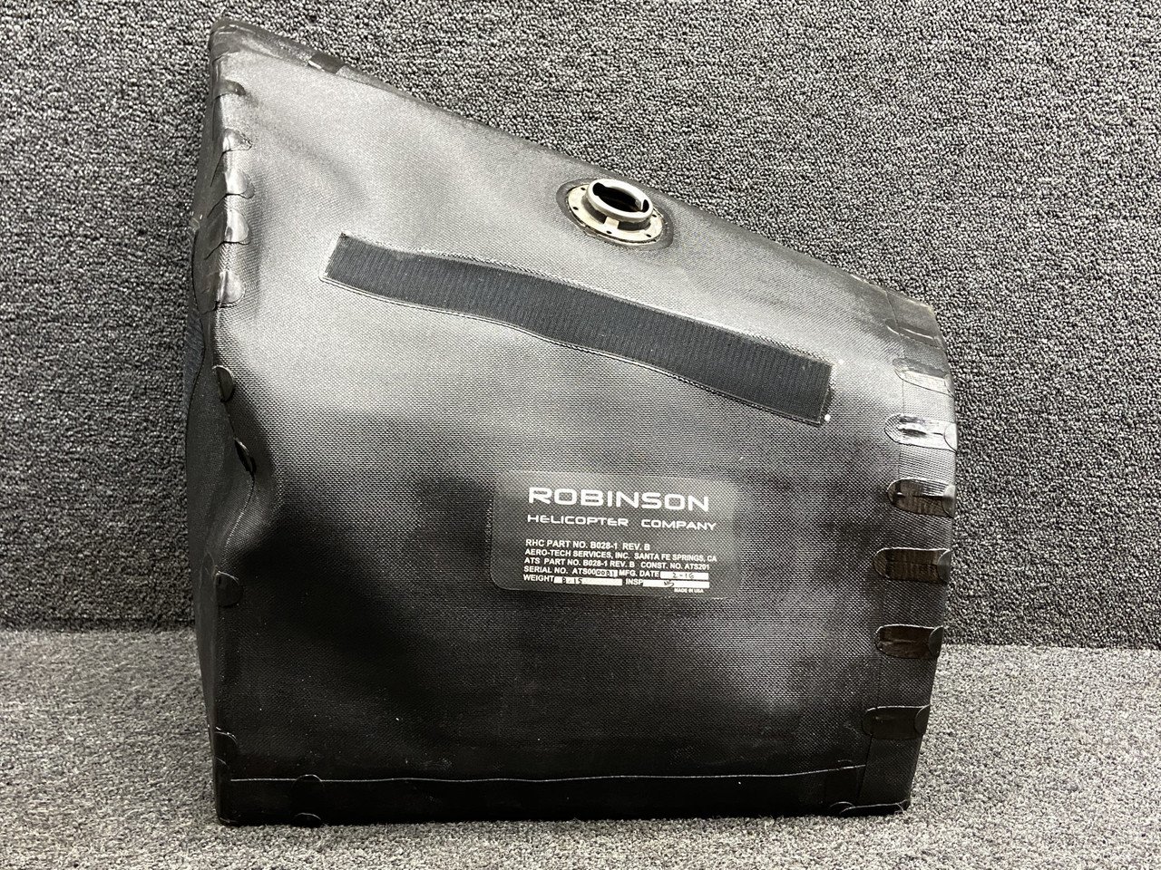 B028-1 Aero-Tech Services Main Fuel Bladder Tank Assy (No Cap, MFG Date: 2-2016)