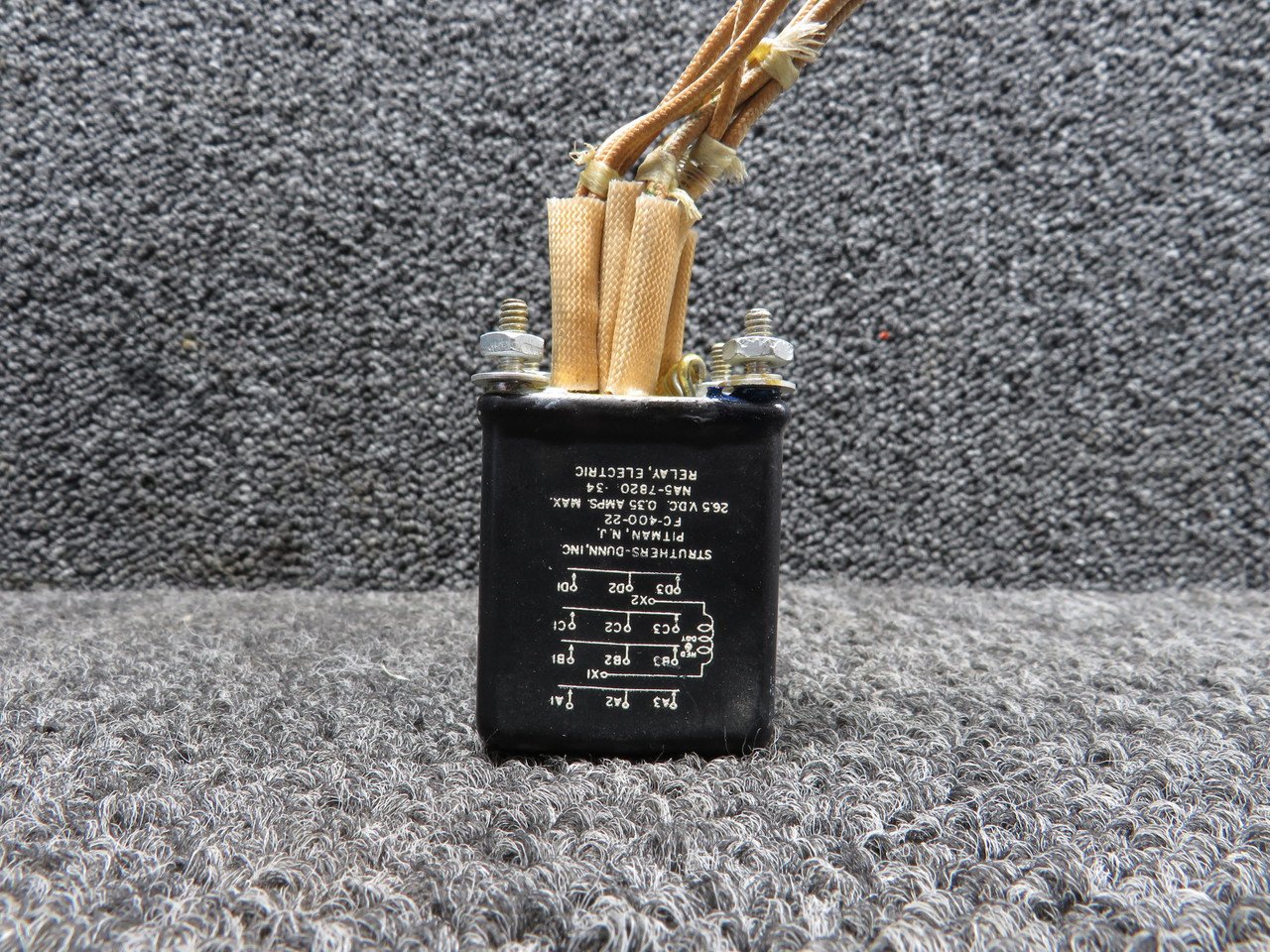 FC-400-22 (Alt: NA5-7820-34) Struthers-Dunn Electric Relay (Volts: 26.5)